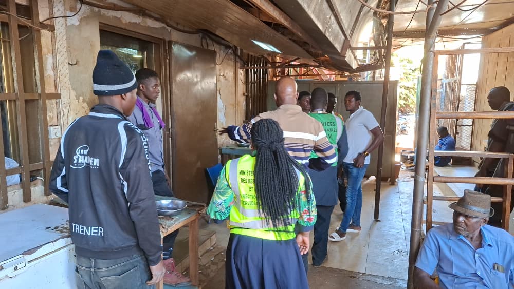 Inspection des volailles par la DGSV et la Gendarmerie nationale à Ouagadougou