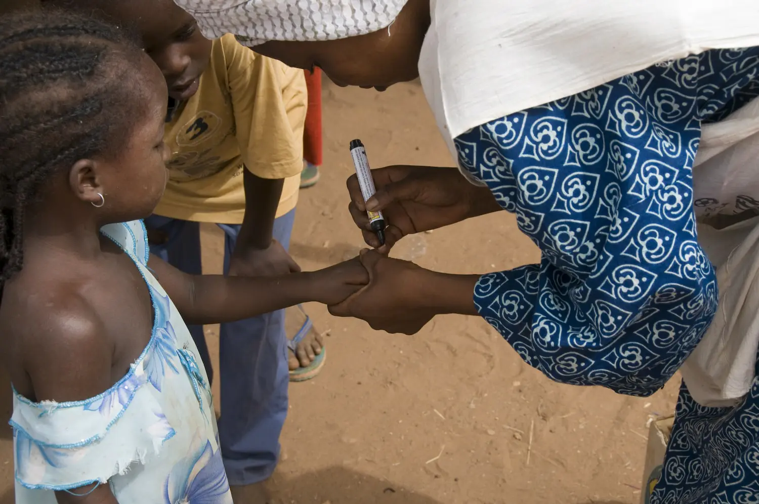 Illustration d'une épidémie de polio au Niger