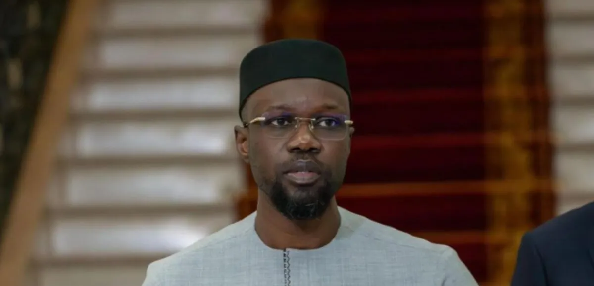 Ousmane Sonko lors de son discours contre l'ingérence occidentale sur l'homosexualité au Sénégal