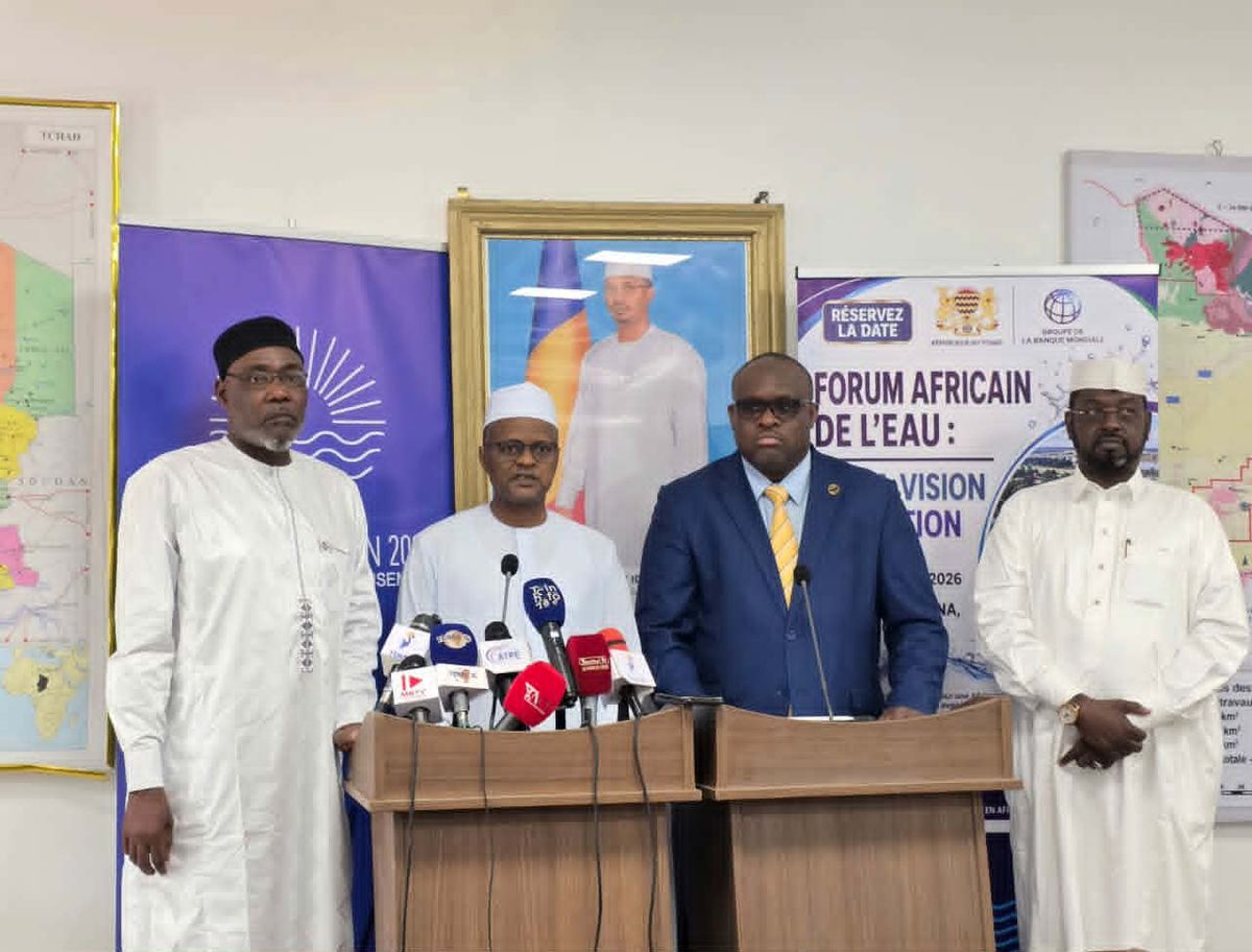 Le Tchad organise le Forum Africain de l’Eau en 2026 à N’Djamena