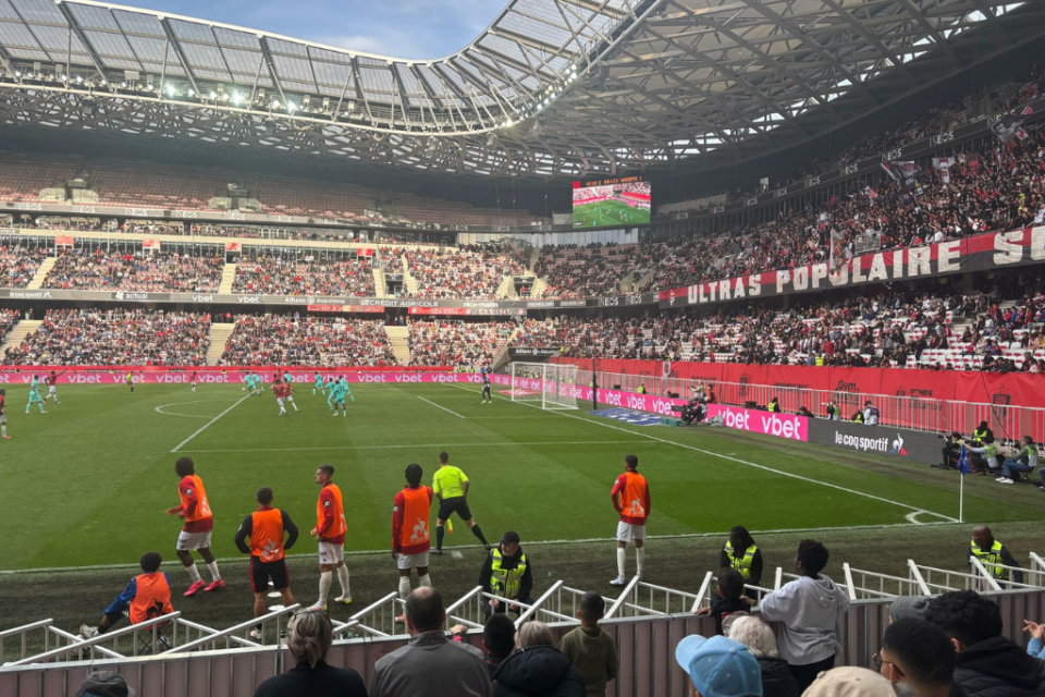 Stade de l'Allianz Riviera à Nice, lieu du match de barrage