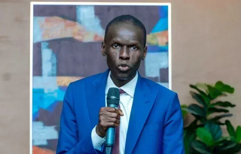 Waly Diouf Bodian lors d'un événement politique Waly Diouf Bodian, homme politique sénégalais
