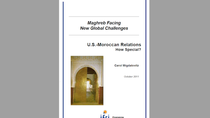 Représentation des relations diplomatiques entre les États-Unis et le Maroc