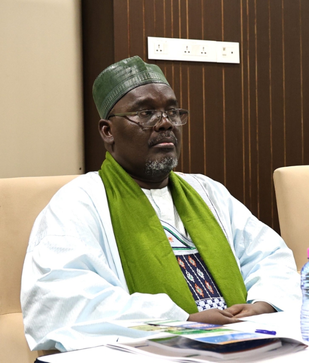 Cheikh Barham Aboubacar, coordinateur du CDIR, lors du forum de Niamey