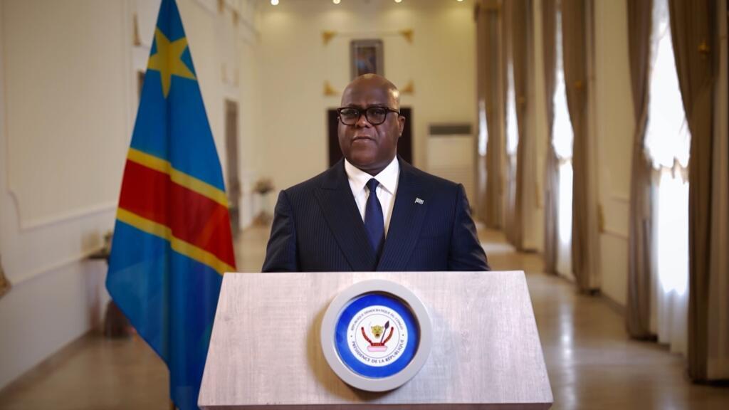 Le président de la RDC, Félix Tshisekedi, s'exprimant lors d'un discours national en juin 2026.