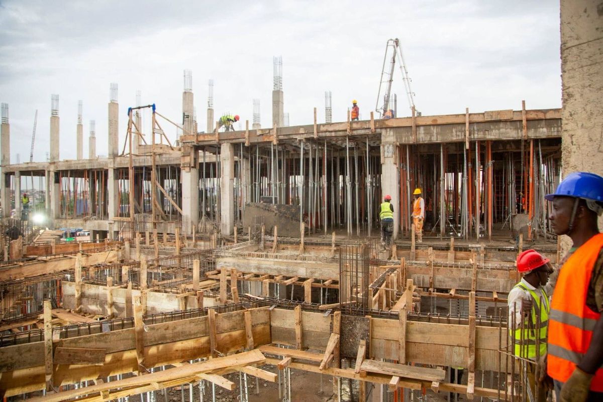 chantiers des nouveaux hôpitaux à Bamako