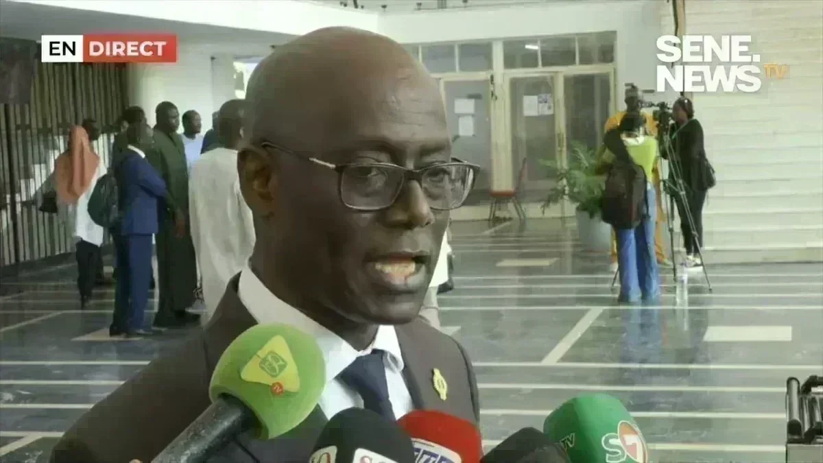 Intervention de Thierno Alassane Sall lors d'une session parlementaire au Sénégal Thierno Alassane Sall lors d'une intervention publique au Sénégal
