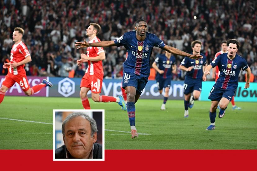 Michel Platini lors de son interview
