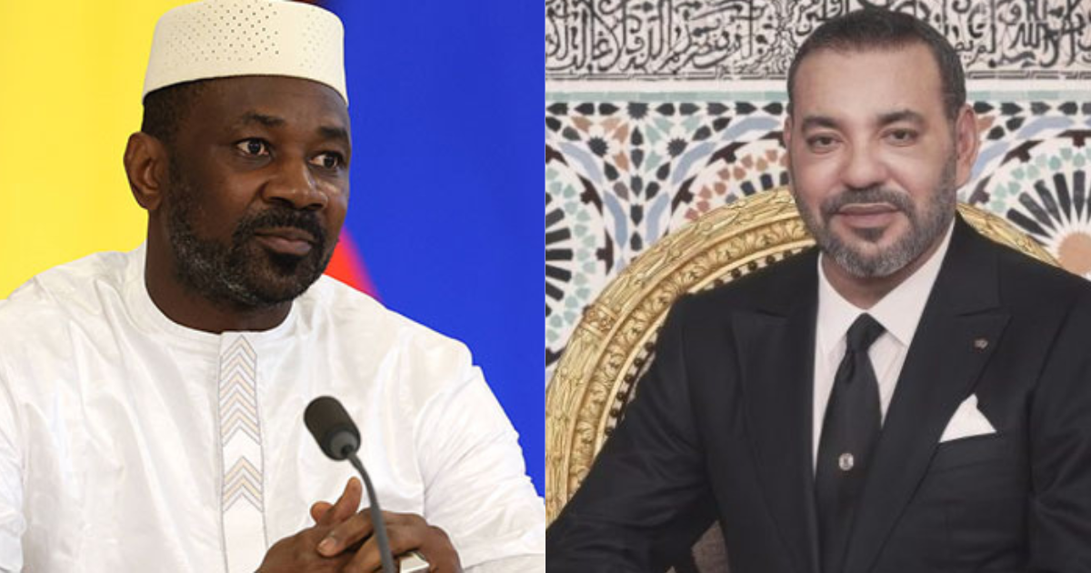 Mohammed VI et Assimi Goïta lors d'une rencontre diplomatique