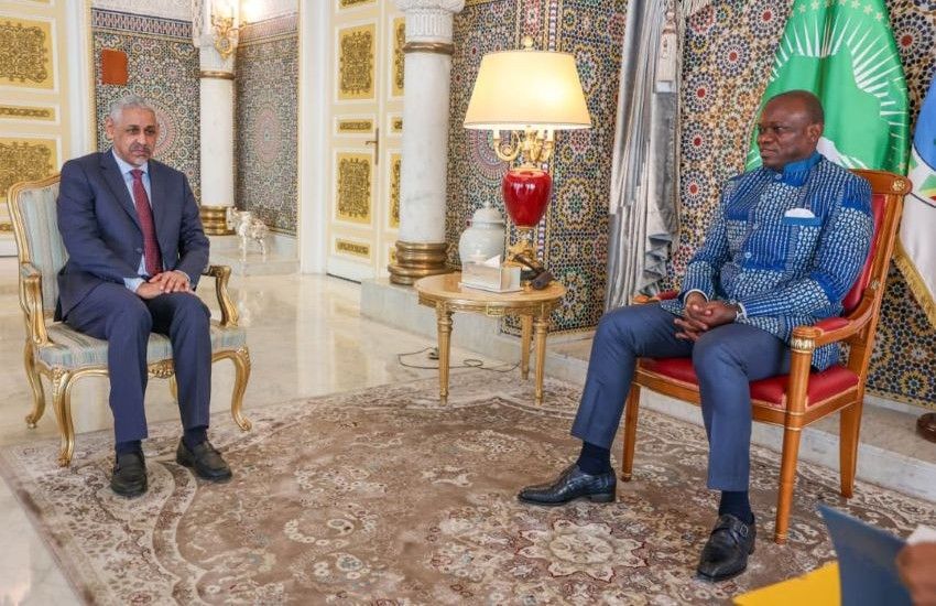 Rencontre entre Sidi Ould Tah et le président gabonais Brice Clotaire Oligui Nguema