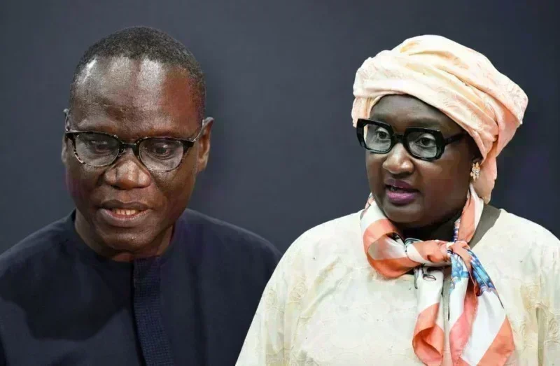 Khady Diène Gaye lors d'une prise de parole publique Khady Diène Gaye lors d'une prise de parole publique